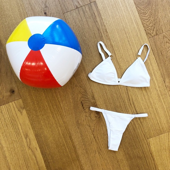 Brand New Sexy White Bikini w/O Rings - Picture 4 of 8